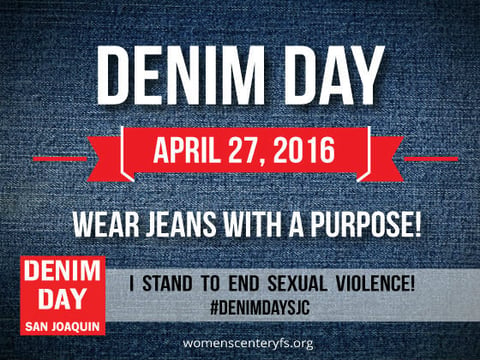 Denim Day encourages people to wear jeans to work as a protest against blaming victims of sexual assault.